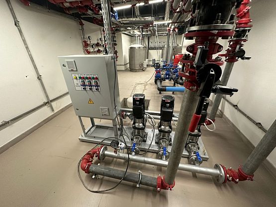 Насосная установка пожаротушения для государственного бюджетного учреждения
здравоохранения «Городская поликлиника №69» 1 - NordEnergy