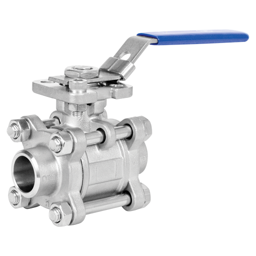 Краны шаровые АДЛ BV17 сварные с ISO фланцем