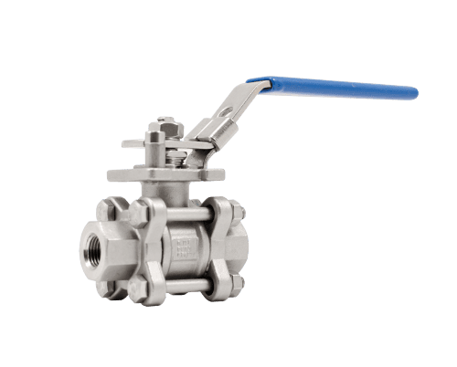 Краны шаровые АДЛ BV17 резьбовые с ISO фланцем