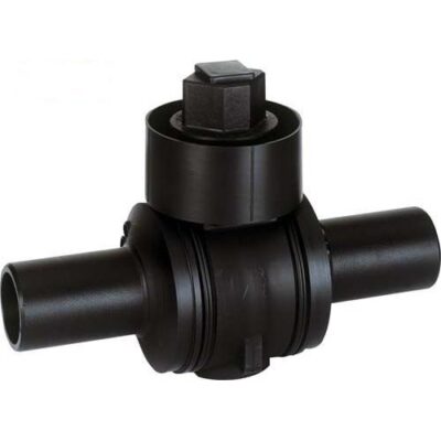 Кран шаровый полиэтиленовый полнопроходной PE 100 SDR 11 +GF+