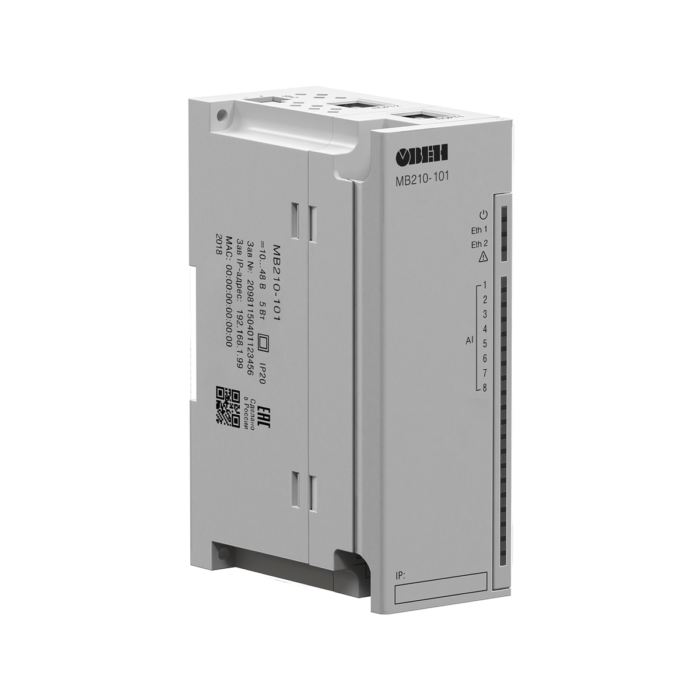 Модули аналогового ввода с универсальными входами (Ethernet) МВ210-101