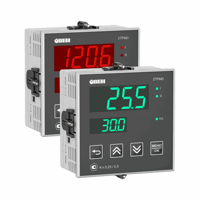 2ТРМ0-Щ1.У2 двухканальный измеритель с интерфейсом RS-485