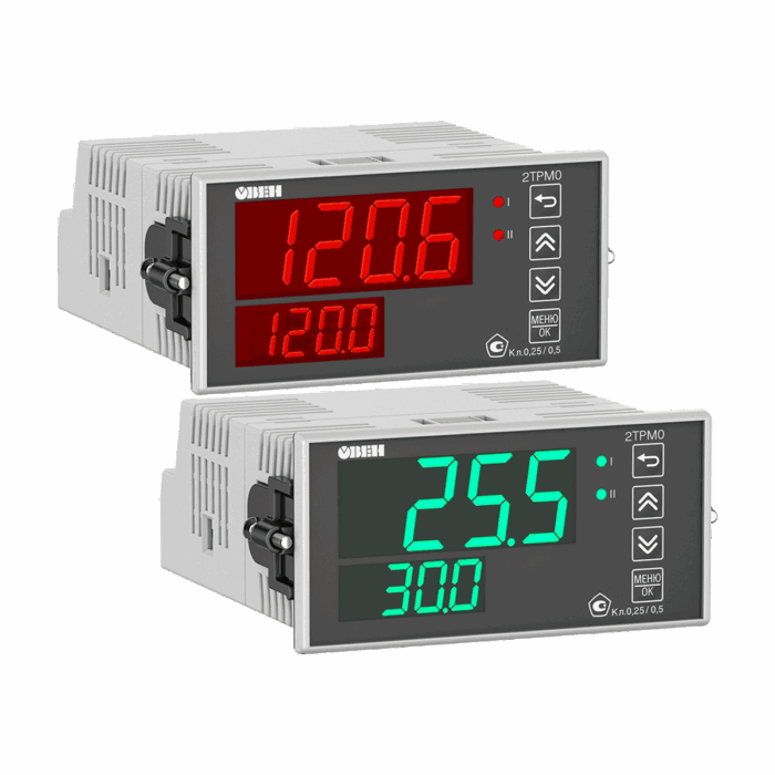 2ТРМ0-Щ2.У2 двухканальный измеритель с интерфейсом RS-485