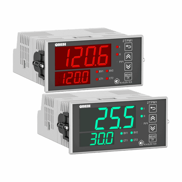 2ТРМ1-Щ2.У2 погодозависимый двухканальный регулятор с RS-485