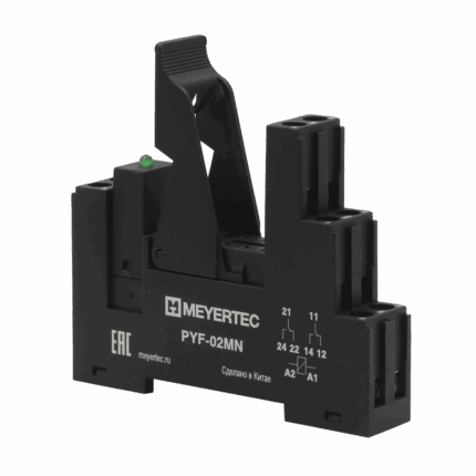 Колодки для промежуточных реле MEYERTEC PYF-02MN/LN24VDC