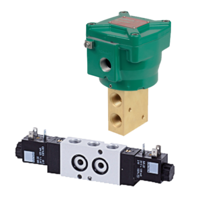 Клапаны электромагнитные (соленоидные) распределительные ASCO 5/3 серии 552/553