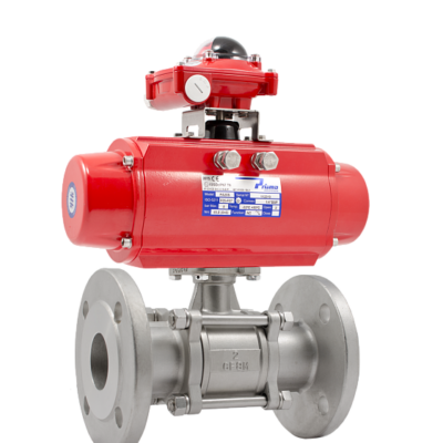 Краны шаровые АДЛ BV с пневмоприводом