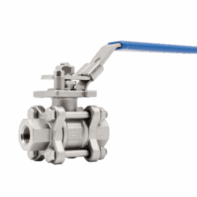 Краны шаровые АДЛ BV17 резьбовые с ISO фланцем