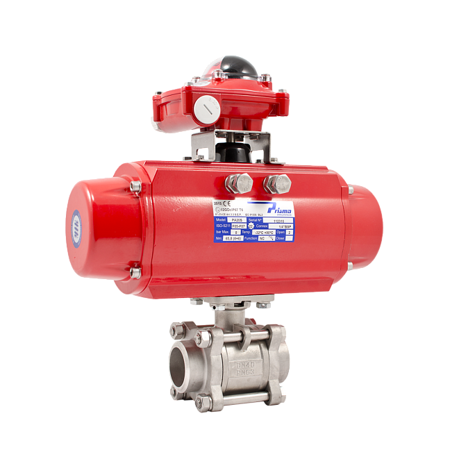 Краны шаровые АДЛ BV17 с пневмоприводом 3 Краны шаровые АДЛ BV17 с пневмоприводом — изображение 3