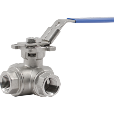 Краны шаровые АДЛ BV03L резьбовые с ISO фланцем