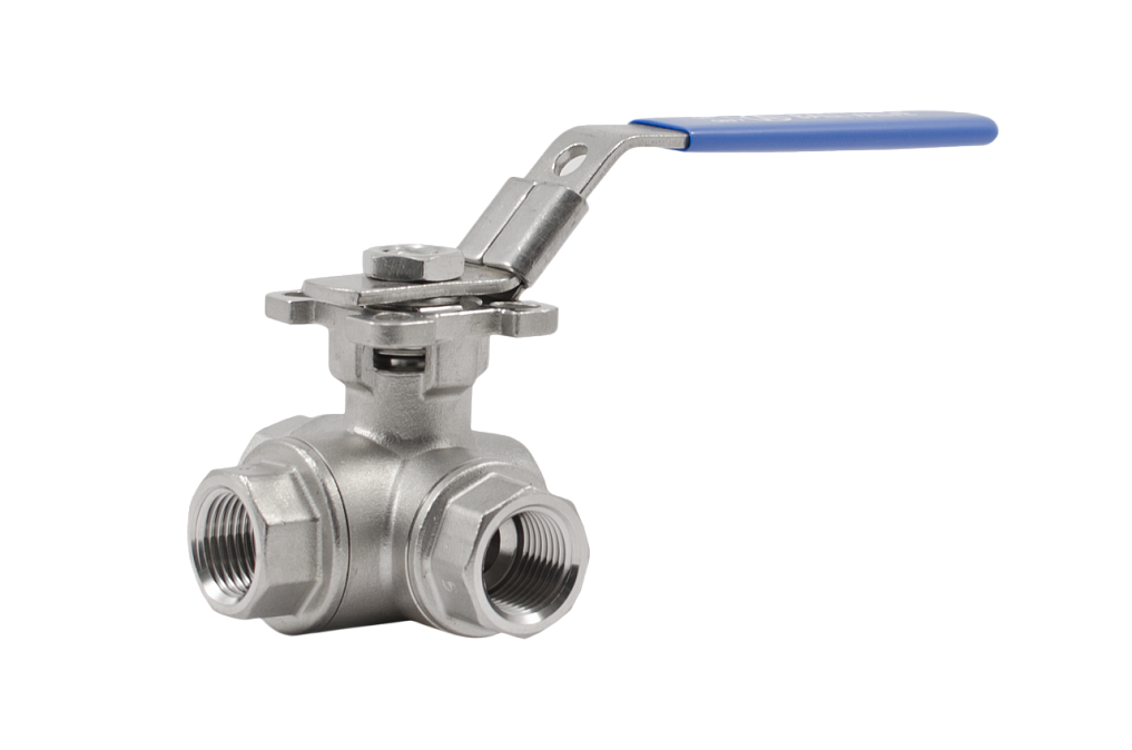 Краны шаровые АДЛ BV03T резьбовые с ISO фланцем 1 Краны шаровые АДЛ BV03T резьбовые с ISO фланцем