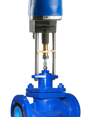 Клапаны Гранрег КМ307Ф/КМ317Ф с пневмо-электроприводом