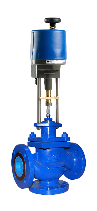 Клапаны Гранрег КМ307Ф/КМ317Ф с пневмо-электроприводом