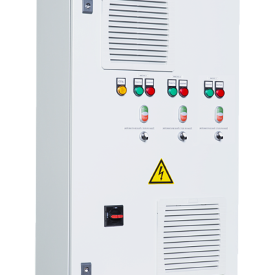 Шкафы управления 3 насосами/вентиляторами с ПЧ на каждый электродвигатель