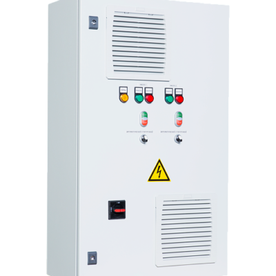 Шкафы управления 2 насосами/вентиляторами с ПЧ на каждый электродвигатель
(бюджетный вариант)