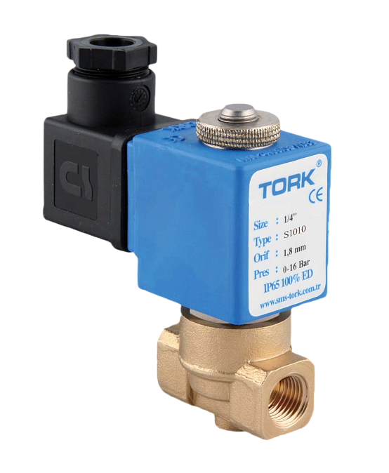 Клапаны электромагнитные (соленоидные) отсечные Tork S1010 1 Клапаны электромагнитные (соленоидные) отсечные Tork S1010