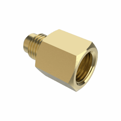 УПЛ устройство переходное латунное с резьбы SAE ¼" на G1/4" и G1/2"