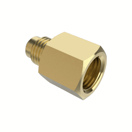 УПЛ устройство переходное латунное с резьбы SAE ¼" на G1/4" и G1/2"