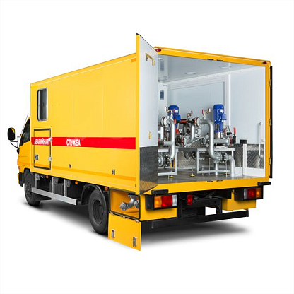 Станция аварийного водоснабжения на базе автомобиля водоканала, г. Москва 2 Станция аварийного водоснабжения на базе автомобиля водоканала, г. Москва 1 - NordEnergy