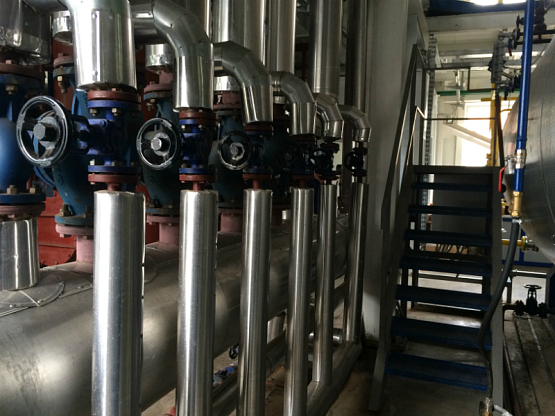 Пароконденсатное оборудование для котельной Уфимского моторостроительного
производственного объединения (УМПО) 5 - NordEnergy