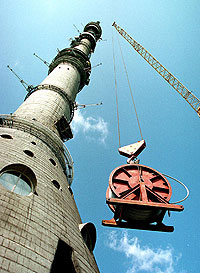 Обеспечение работы башенного крана, Останкинская телебашня, г. Москва 2 Обеспечение работы башенного крана, Останкинская телебашня, г. Москва 1 - NordEnergy