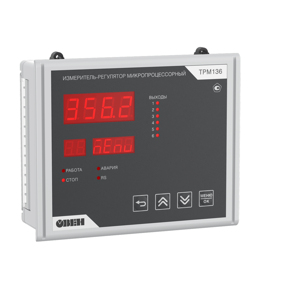 ТРМ136 [M02] обновленный шестиканальный ПИД-регулятор с USB и RS-485