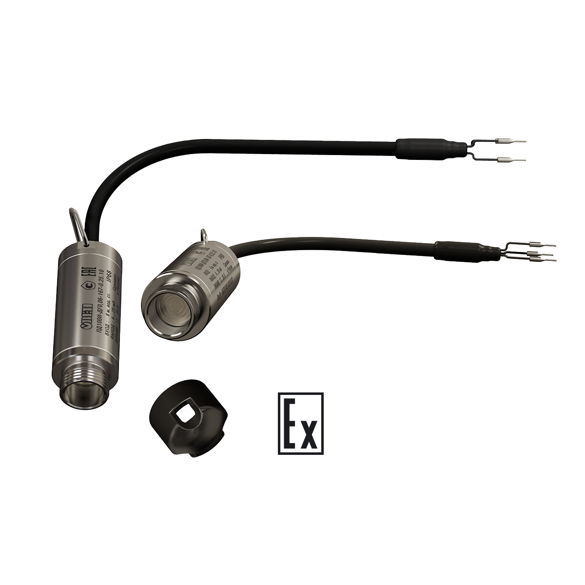 ПД100И-1×7-Exi – погружной уровнемер с искробезопасной цепью и пылевлагозащитой IP68 для опасных производств