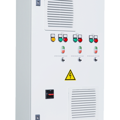 Шкафы управления 3 насосами/вентиляторами с ПЧ на каждый электродвигатель