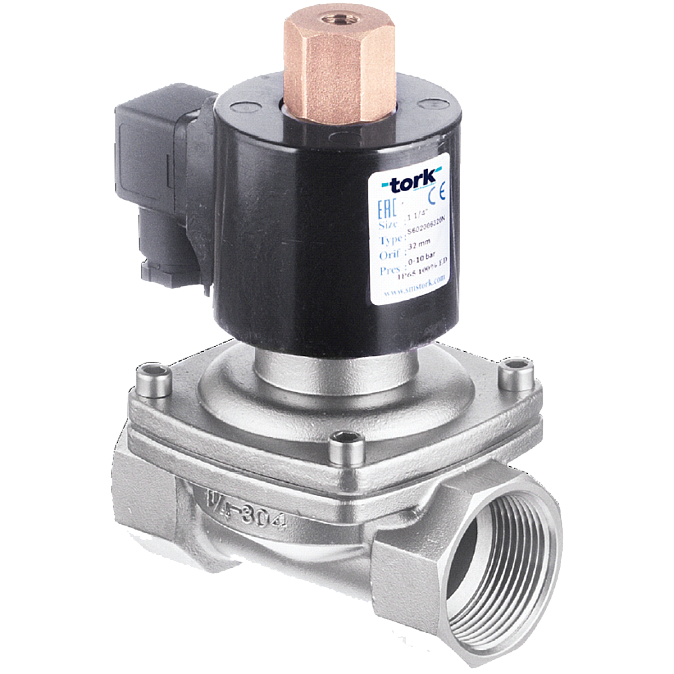 Клапаны электромагнитные (соленоидные) отсечные Tork S6020