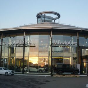 Оборудование для системы автоматического водяного пожаротушения в автосалоне
«МБ-Ирбис», г. Казань